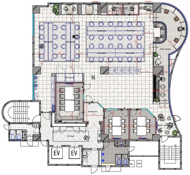 銀座クイントビル9F 間取り図