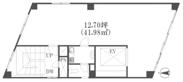 長洲ビル2F 間取り図