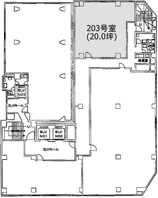 太洋ビルディング第2新館B203 間取り図