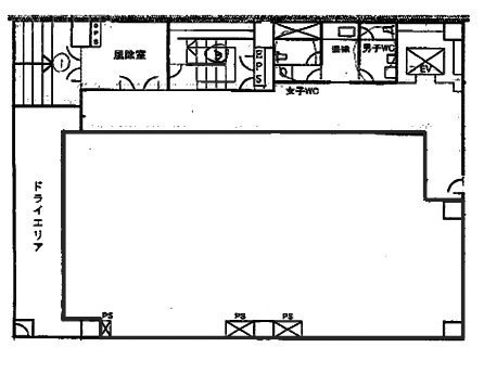 鈴中ビル大森ANNEX1F 間取り図