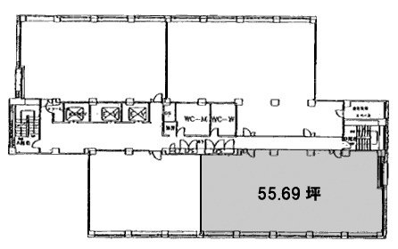 三田3丁目MTビル6F 間取り図