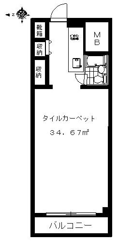 ハイネスロフティ705 間取り図