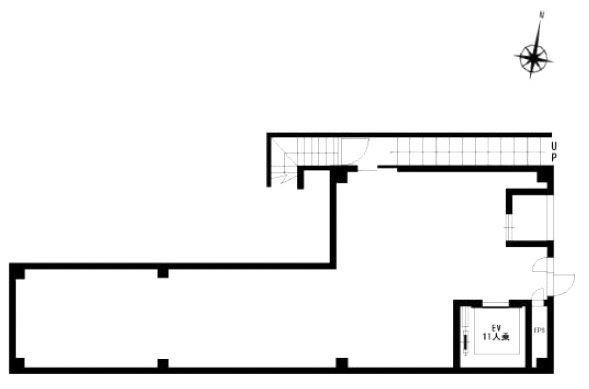 Mビル恵比寿1ビル2F 間取り図