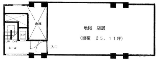 タンポポビルB1F 間取り図