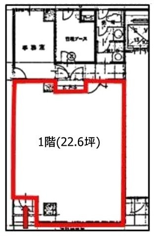 月島NRビル101 間取り図