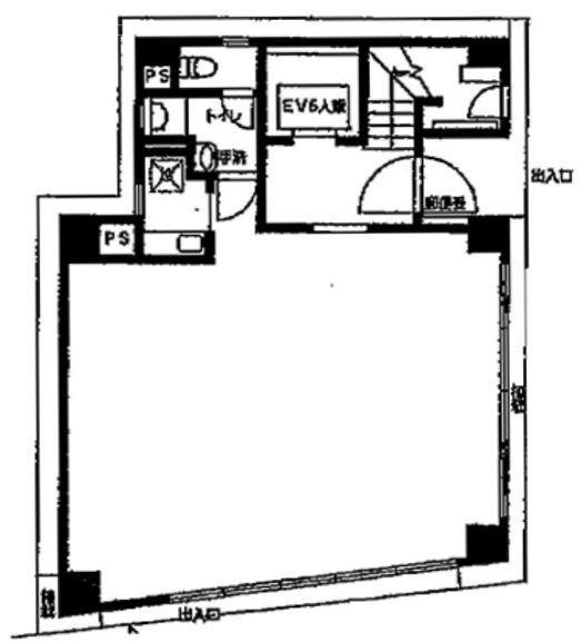 トムワンビル1F 間取り図