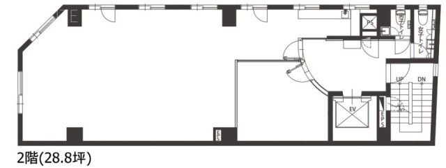 BRICK GATE 京橋2F 間取り図