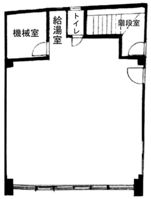 タイガースマンション東新橋1F 間取り図