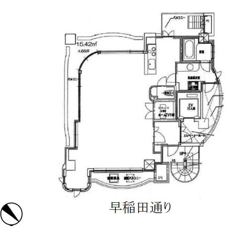 TOMOS(トモス)ビル8F 間取り図