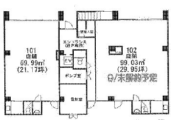 ディアハイム碑文谷ビル102 間取り図