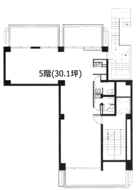 AIビル5F 間取り図