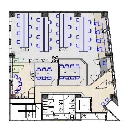 THE PORTAL 田町8F 間取り図