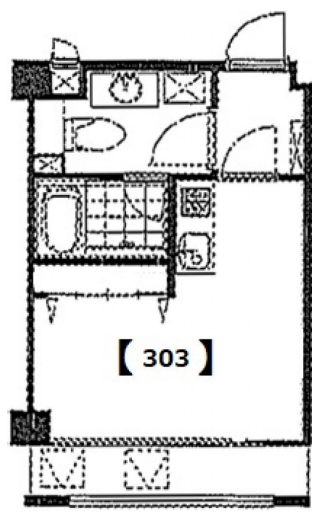 フォレスタビル303 間取り図