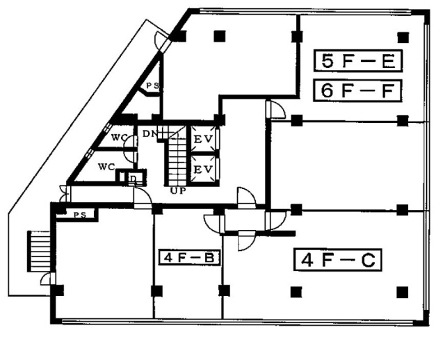 山の手ビルB 間取り図