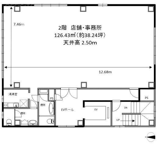 東陽大経ビル2F 間取り図
