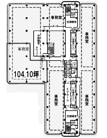 横浜STビル210 間取り図