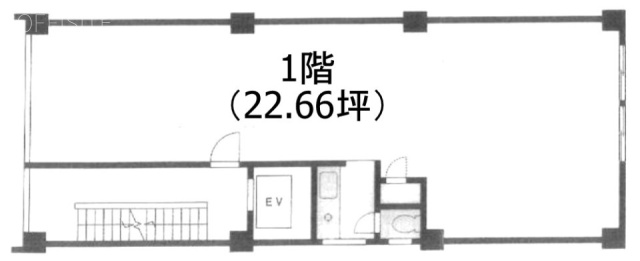 三高第二ビル1F 間取り図