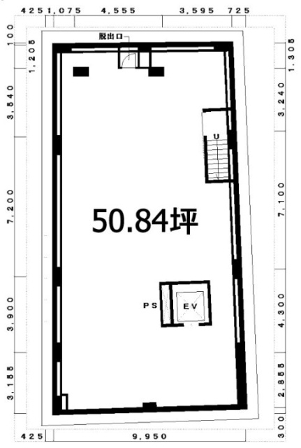 第85東京ビルB2F 間取り図