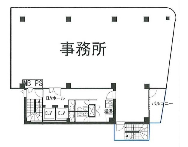 水戸屋第2ビル4F 間取り図