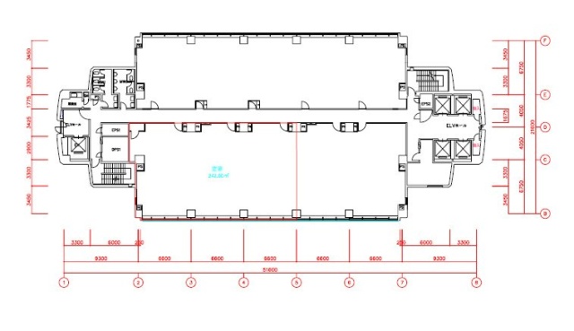 JRE大森駅東口ビル7F 間取り図