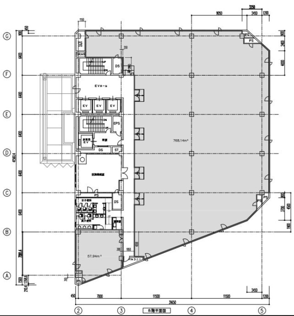 日本生命新宿西口ビル8F 間取り図