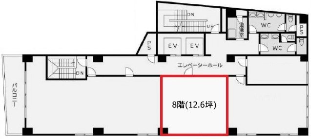 世界堂ビルC 間取り図