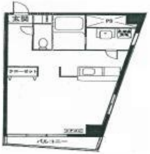 サンライズ入谷1005 間取り図