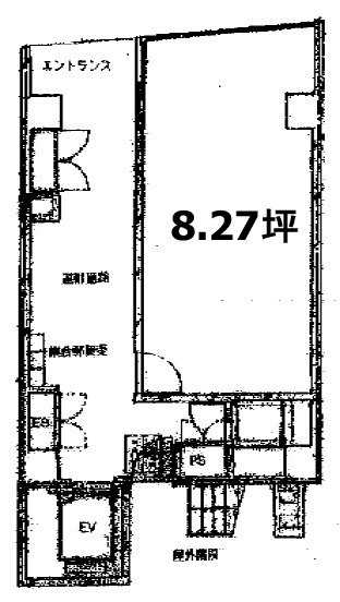 トウセン小舟町ビル1F 間取り図