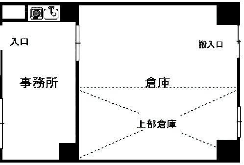 小松川テクノタウンW-3ビル1F 間取り図