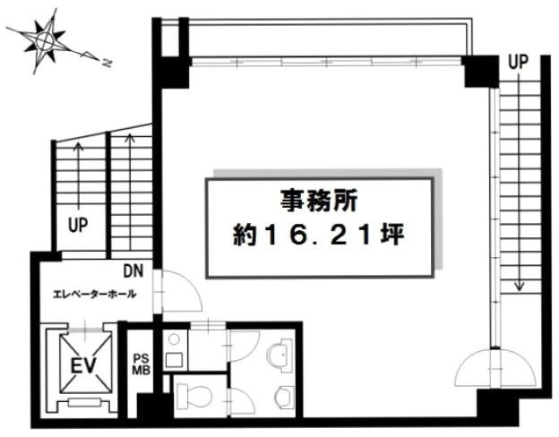 かむろ坂オーカス2F 間取り図