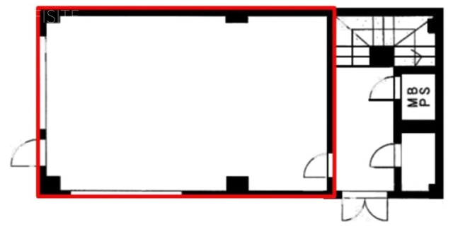 山口ビル1F 間取り図