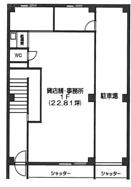 米倉ビル1F 間取り図