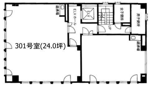 ヤマトビル301 間取り図