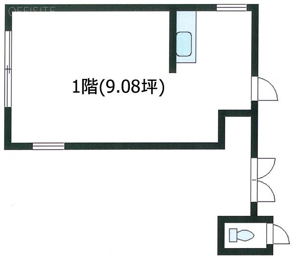 ハイツ住吉ビル1F 間取り図