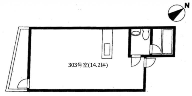 シルエット元代々木303 間取り図