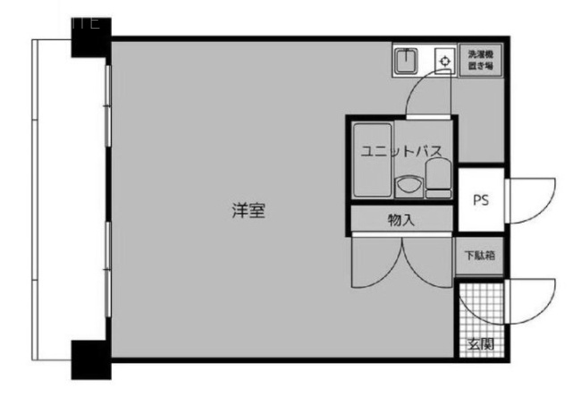 勝どきハイデンスビル202 間取り図