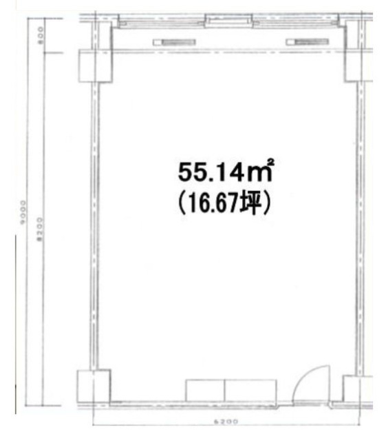 アイオス五反田アネックス407 間取り図