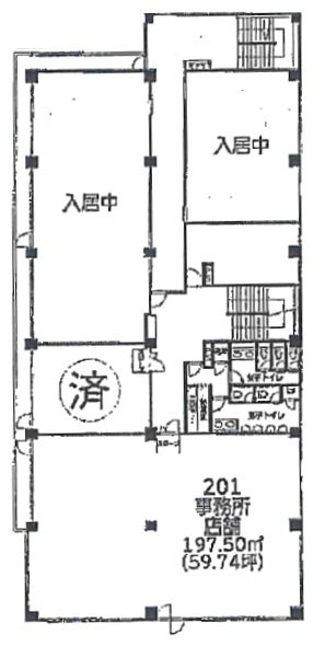 エレル津田沼ビル201 間取り図