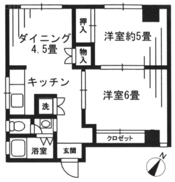 今井ビルA 間取り図