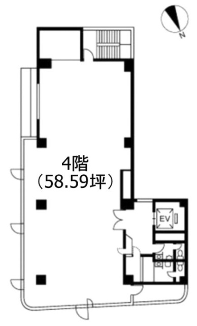 CAMEL TSUKIJIⅡ4F 間取り図