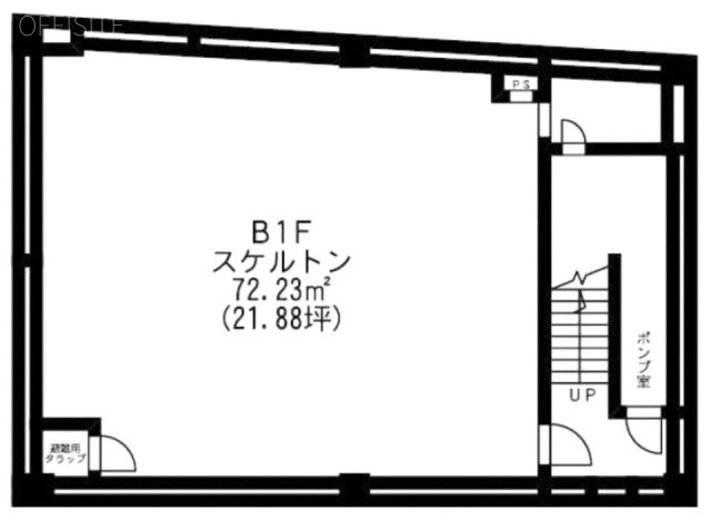 山崎商事町田ビルB1F 間取り図