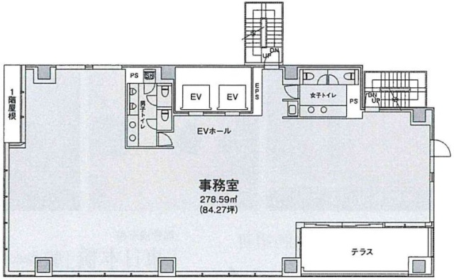 クロスシー東日本橋2F 間取り図