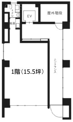 YMG新橋ビル1F 間取り図