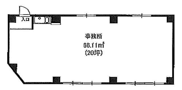 木下第二ビル401 間取り図