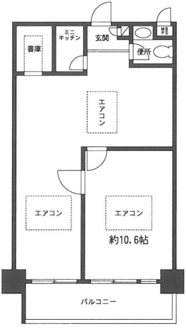 虎ノ門ガーデン806 間取り図