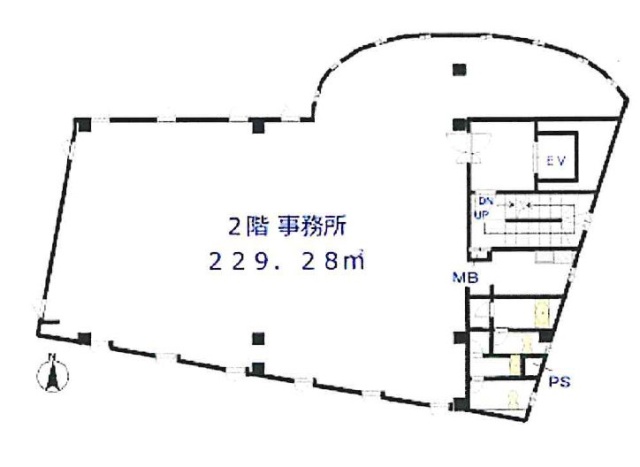 田無丸八ビル2F 間取り図