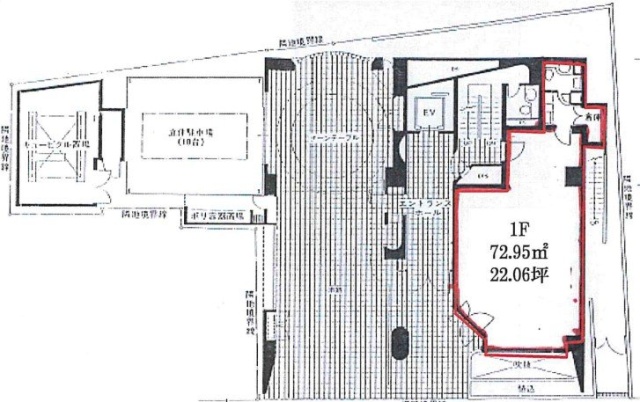 TK門前仲町ビル1F 間取り図