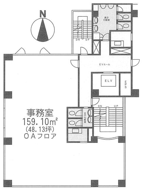 品川MSビルB 間取り図