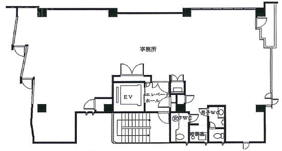 カザマビル2F 間取り図