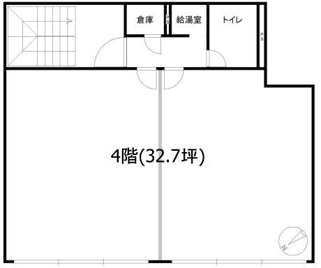 浜町朝日ビルⅤ4F 間取り図